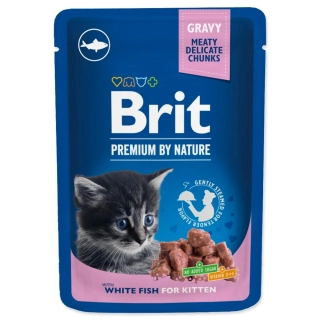 Kapsička Brit Premium Cat Kitten ryba 100g
