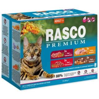 Kapsička Rasco Premium Adult Multi 12 x 85 g