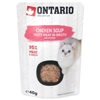 Polévka Ontario Kitten kuře 40 g