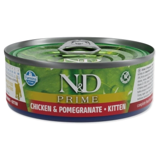 Konzerva N&D Kitten Prime Chicken & Pomegranate 70 g