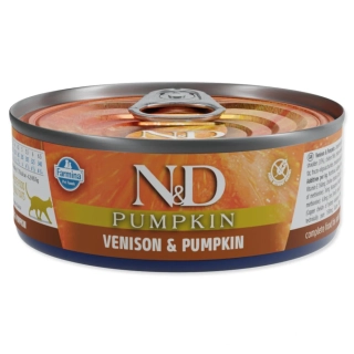 Konzerva N&D Cat Venison & Pumpkin 70 g