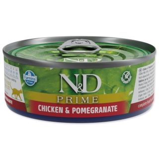 Konzerva N&D Cat Prime Chicken & Pomegranate 70 g