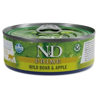 Konzerva N&D Cat Prime Wild Boar & Apple 70 g