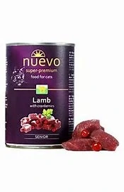 Nuevo kočka Senior Jehněčí s brusinkami konz. 400g