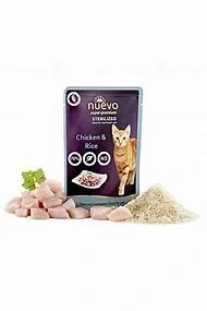 Nuevo kočka kapsa Sterilized Drůbeží s rýží 85 g