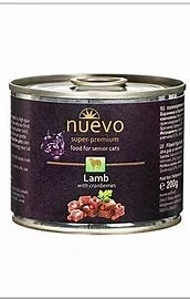 Nuevo kočka Senior Jehněčí s brusinkami konz. 200g