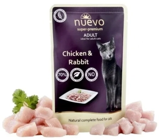 Nuevo kočka kapsa Adult Kuře a Králík 85 g