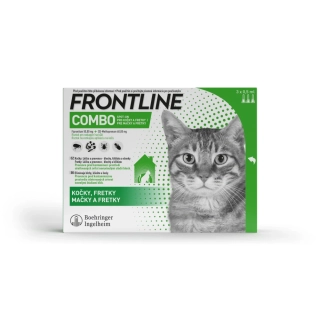FRONTLINE COMBO spot-on pro kočky - 3 pipety x 0,5ml