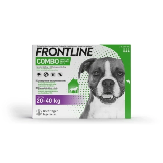 FRONTLINE COMBO spot-on pro psy L (20-40kg)- 3 pipety x 2,68ml