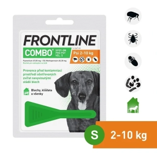 FRONTLINE COMBO spot-on pro psy S (2-10kg)- 1 pipeta x 0,67ml