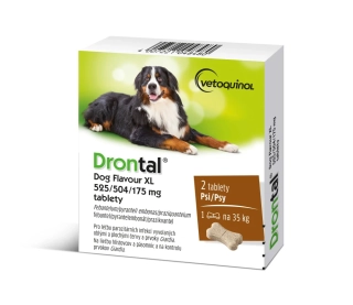 Drontal Dog Flavour XL 2 tablety