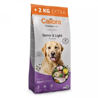 Calibra Dog Premium Line Senior&Light 12+2kg