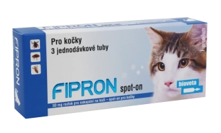Fipron 50mg Spot-On kočka 3 pipety