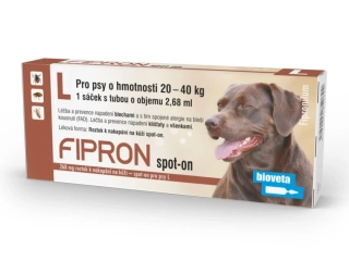 Fipron 268mg Spot-On pes 20 - 40kg 1 pipeta