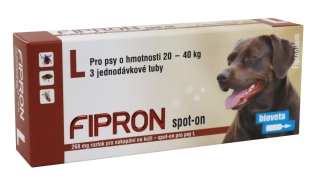 Fipron 268mg Spot-On pes 20 - 40kg 3 pipety