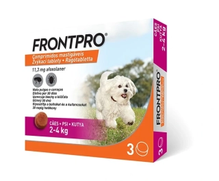 FRONTPRO pro psy XS (2-4kg) 3 tablety
