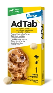 AdTab pro psy 450mg žvýkací tbl. (11-22kg) 1 tableta
