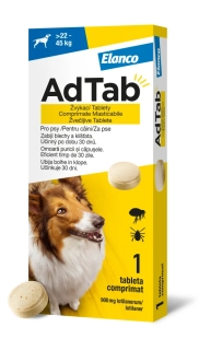 AdTab pro psy 900mg žvýkací tbl. (22-45kg) 1 tableta