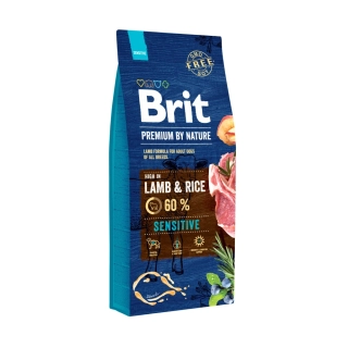 Přidat k oblíbeným položkám Brit Premium Dog by Nature Sensitive Lamb 15kg
