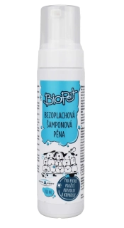 BIOPET bezoplachový šampon/pěna 200 ml