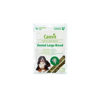Canvit Snacks Dental Large Breed-Duck 250g
