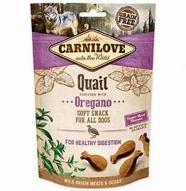 Carnilove Dog Semi Moist Snack Quail&Oregano 200g