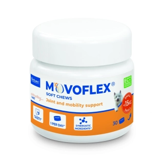 Movoflex Soft Chews pro psy S 30tbl