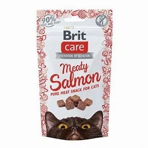 Brit Care Cat Snack Meaty Salmon 50g