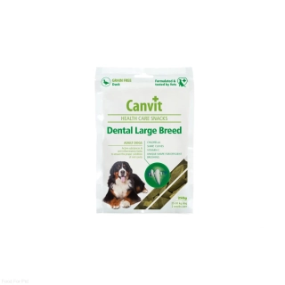 Canvit Snacks Dental Large Breed-Duck 250g