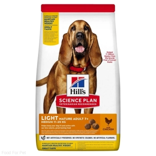 Přidat k oblíbeným položkám Hill's Can. SP Mature Adult 7+ Light Med.Chicken 14kg