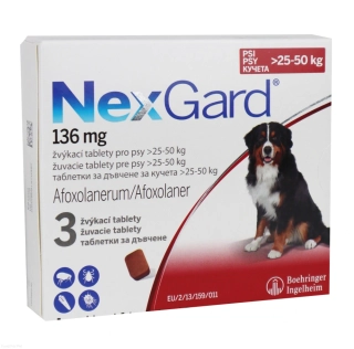 NexGard XL (25-50kg) 3 tablety