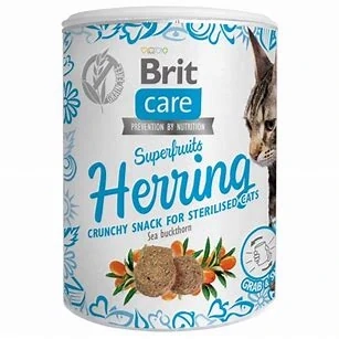 Brit Care Cat Snack Superfruits Herring 100g