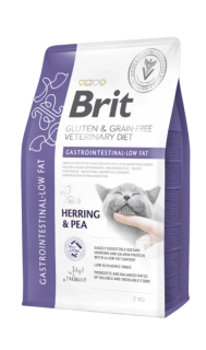 Brit VD Cat GF Gastrointestinal-Low fat 2kg