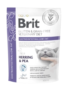 Brit VD Cat GF Gastrointestinal-Low fat 400g