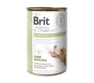 Brit VD Dog GF konz Diabetes 400g