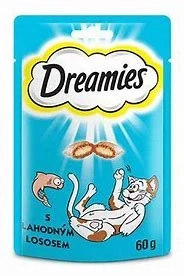 Dreamies kočka pochoutka s lososem 60g