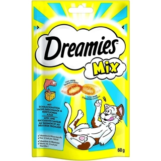 Dreamies kočka pochoutka s lososem a sýrem 60g