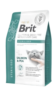 Brit VD Cat GF Care Sterilised 2kg