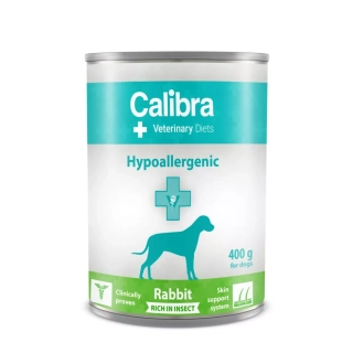 Calibra VD Dog konz. Hypoallergen. Rabbit&Insect 400g