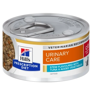 Hill's Fel. PD C/D UrinaryStress Tna&Veg stew Konz.82g
