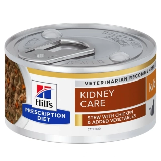 Hill's Fel. PD K/D Kidney Care Chkn&Veg stew Konz. 82g