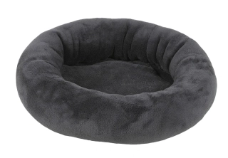 Pelech Amélie plyš kulatý 60cm Šedá