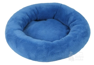 Pelech Amélie plyš kulatý 50cm Tmavě modrá