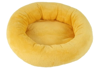 Pelech Amélie plyš kulatý 40cm Žlutá
