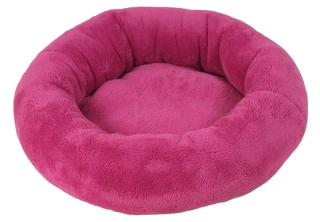Pelech Amélie plyš kulatý 50cm Růžová tmavá