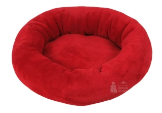 Pelech Amélie plyš kulatý 50cm Červená