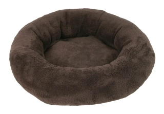 Pelech Amélie plyš kulatý 50cm Hnědá
