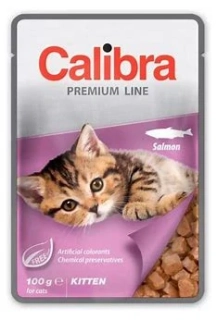 Calibra Cat kapsa Premium Kitten Salmon 100g