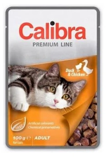 Calibra Cat kapsa Premium Adult Duck & Chicken 100g
